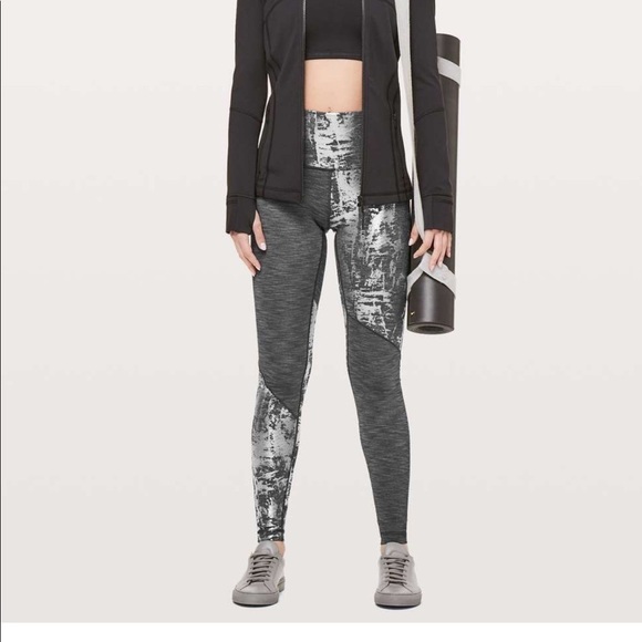 Lululemon Wunder Under High-Rise Tight *Foil 28" SZ 4 - Picture 1 of 12